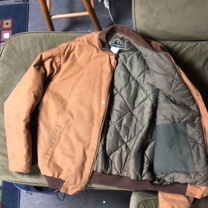 Berne Apparel tan winter work coat